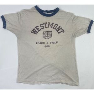 Vintage "Westmont Track and Field" 89' Single Stitch, Santa Barbara, Hanes L